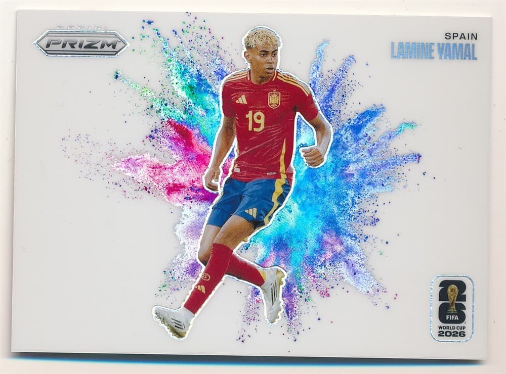 Lamine Yamal 2026 Panini Prizm Fifa World Cup #11 Color Blast Insert Spain Sp