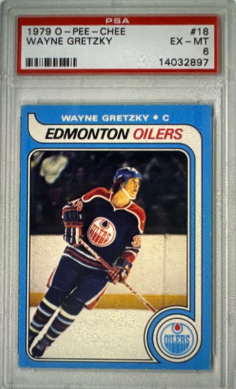 1979 O-PEE-CHEE #18 WAYNE GRETZKY RC ROOKIE PSA 4 !!!