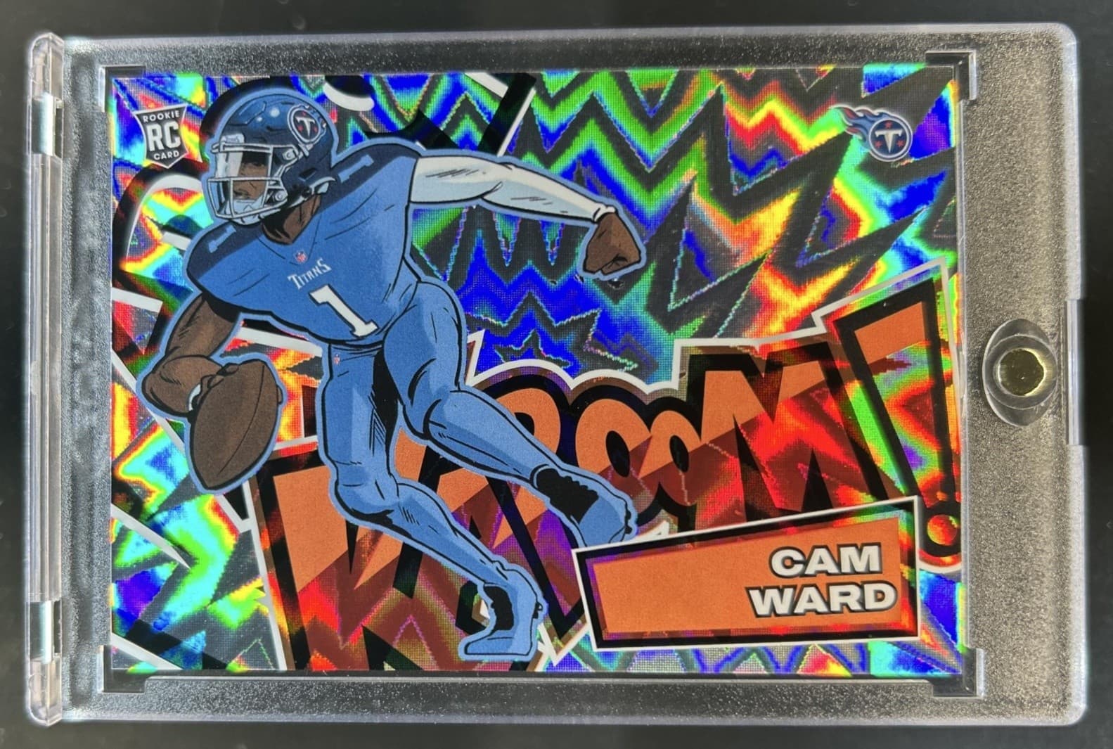 2025 Panini Absolute Cam Ward Kaboom - Horizontal RC Rookie #31 Titans