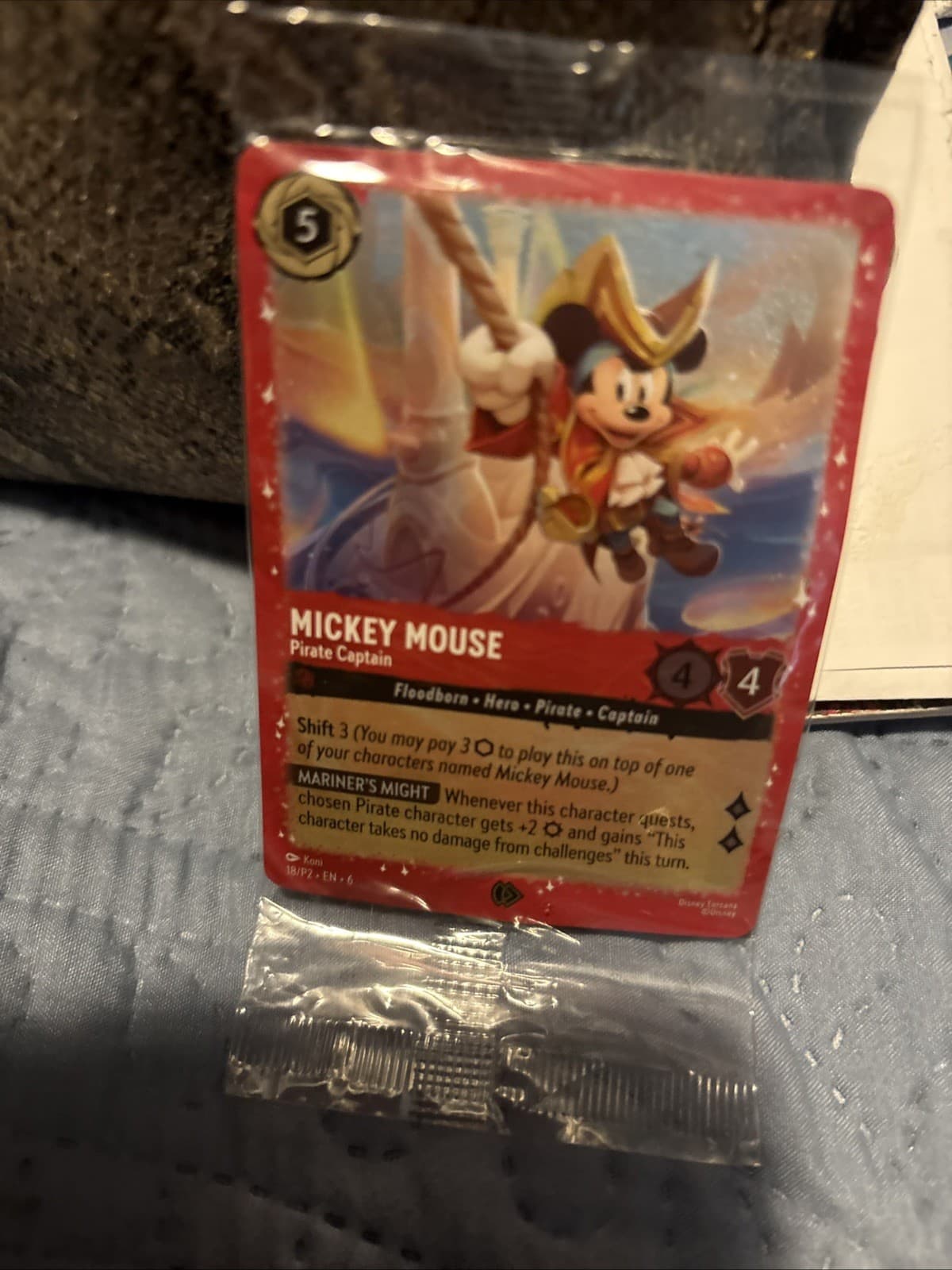 Mickey Mouse - Pirate Captain (Disney Cruise Lorcana Promo)