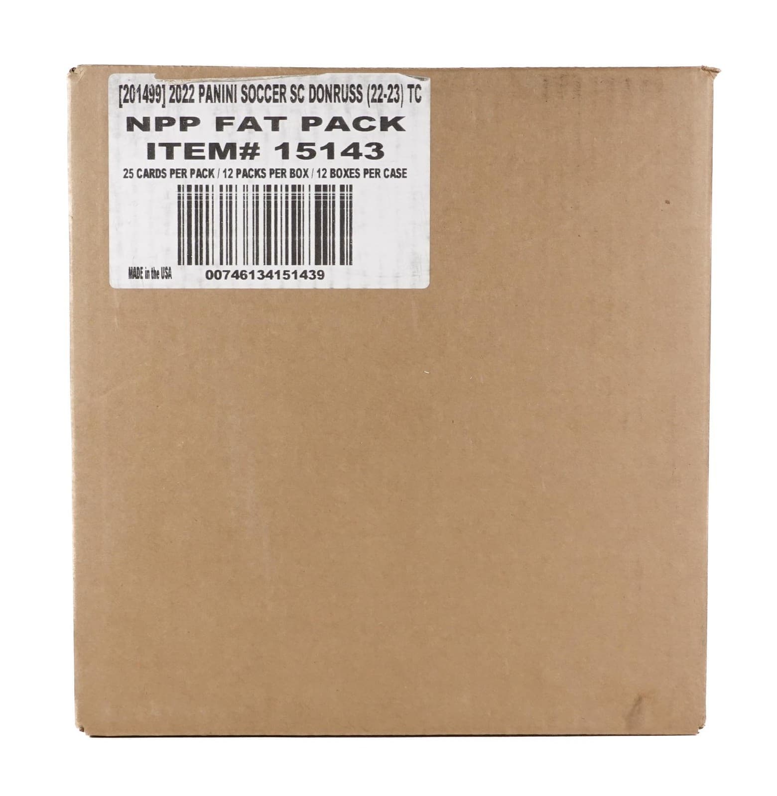 2022 PANINI DONRUSS SOCCER JUMBO VALUE 12-PACK 12-BOX CASE