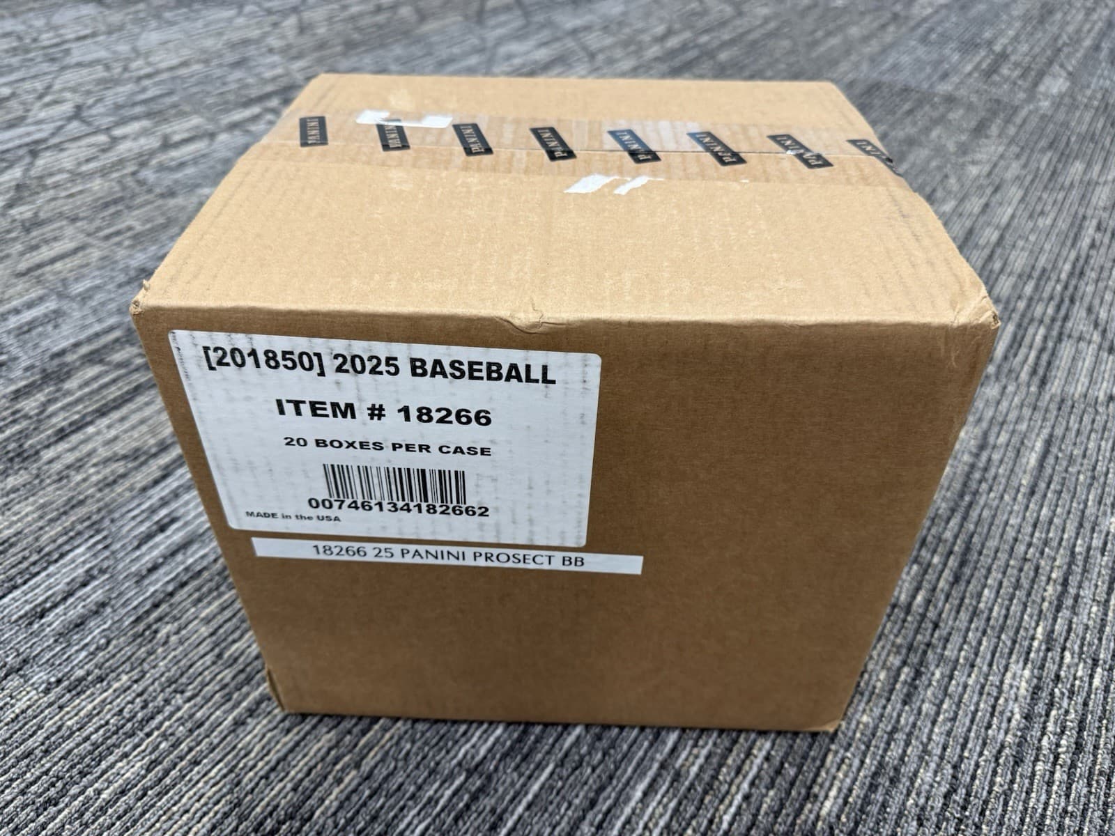 2025 Panini Prospect Edition Baseball Hobby Box Sealed Case