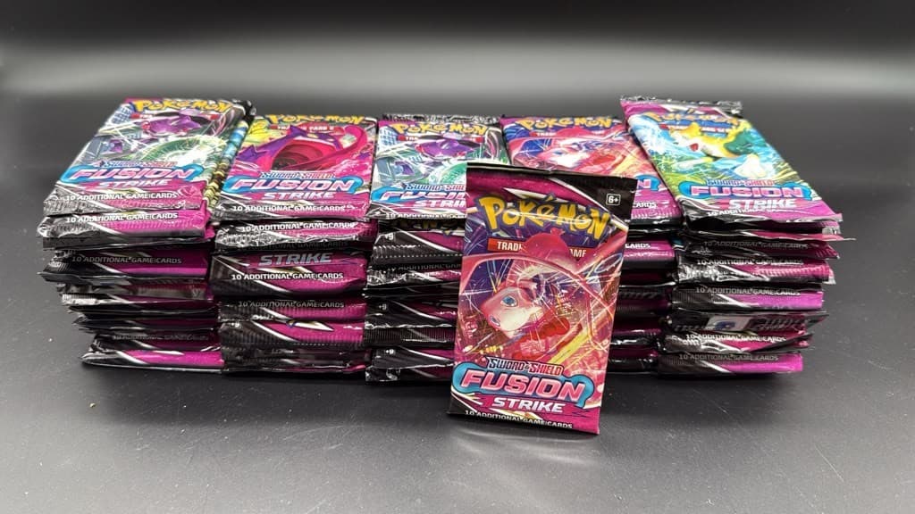 Lot of (100) Pokemon TCG Fusion Stirke Booster Packs SEALED