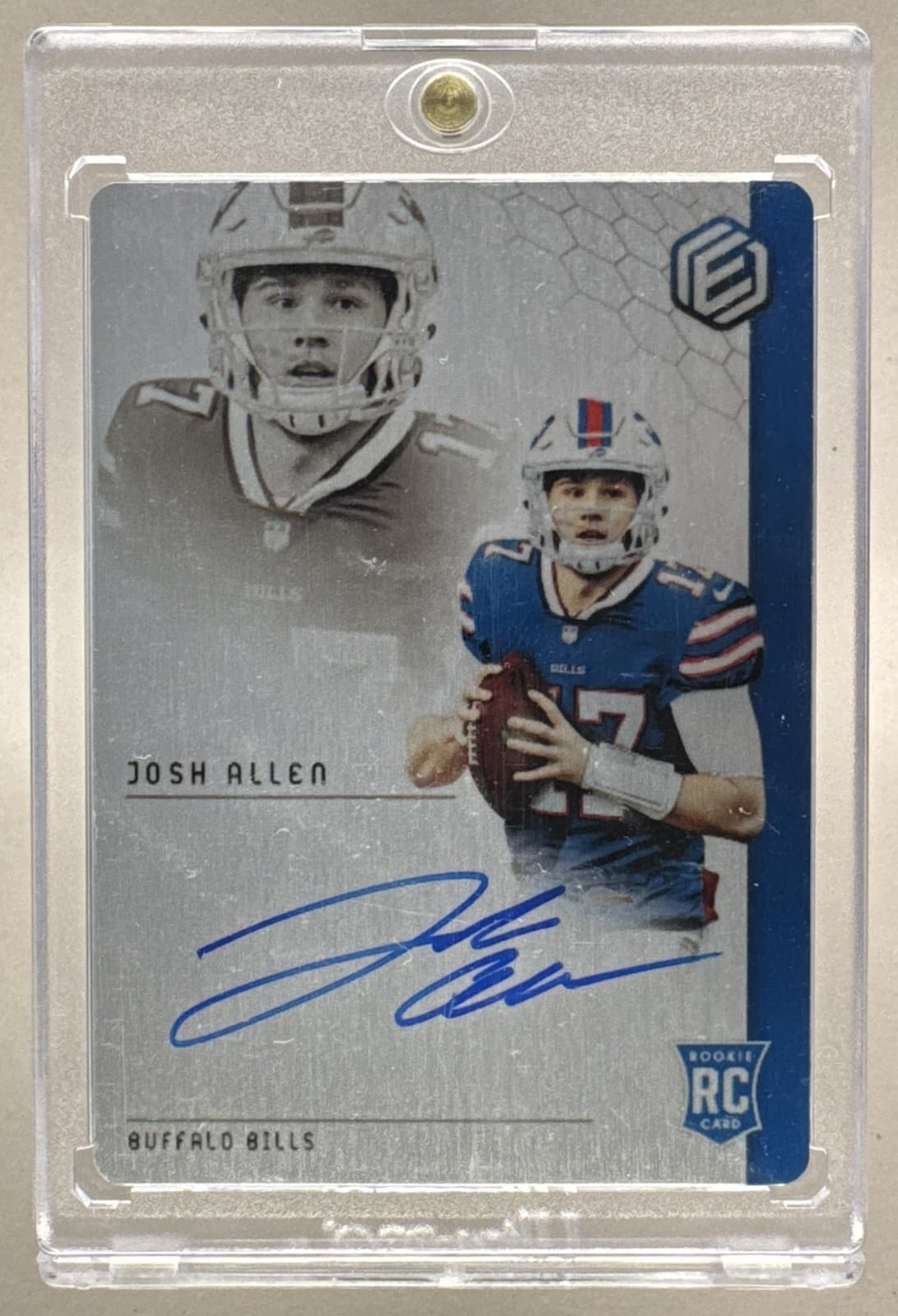 Josh Allen 2018 Panini Elements #75 Rookie RC Auto /99