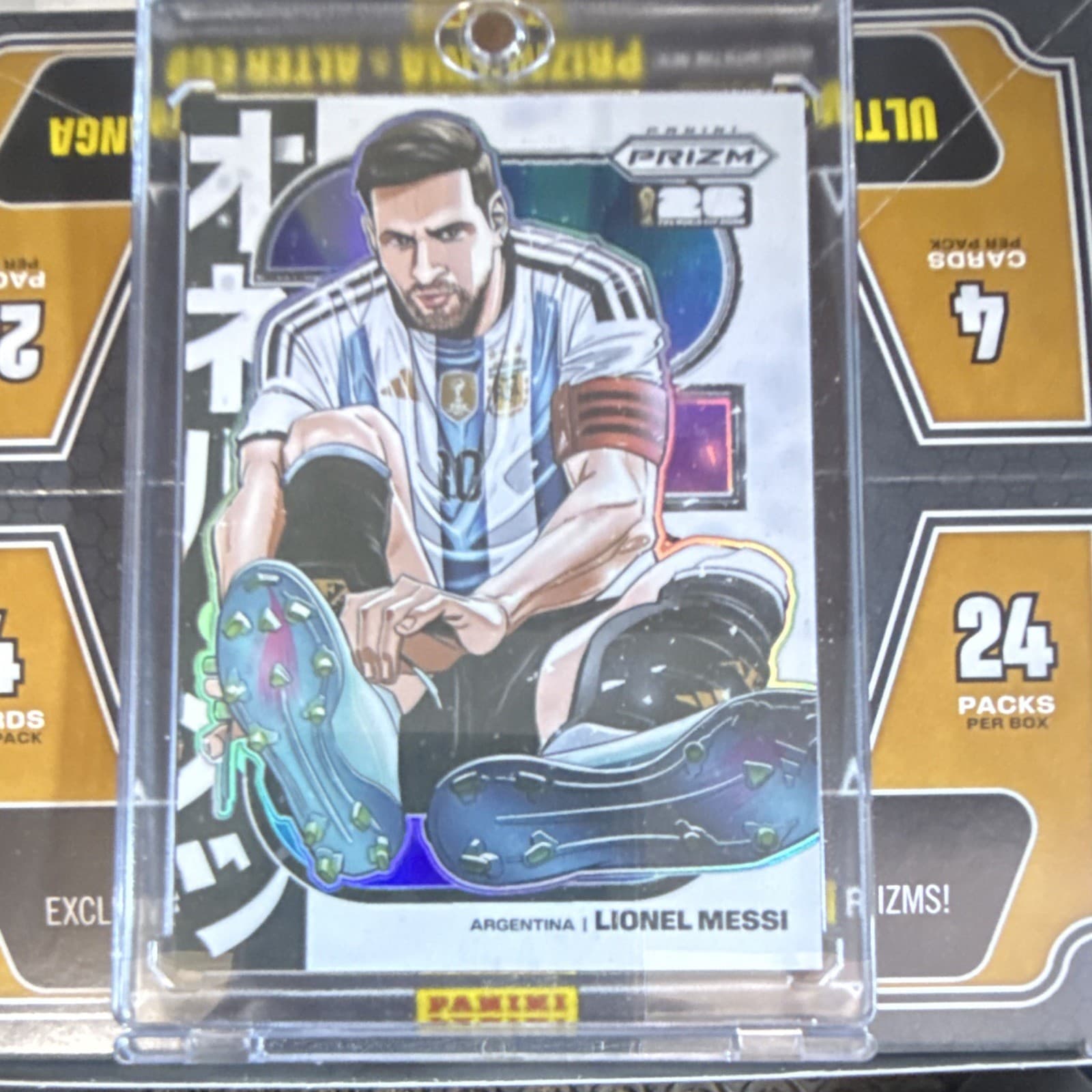 Panini 2026 Prizm FIFA World Cup Manga Insert Lionel Messi Argentina #10