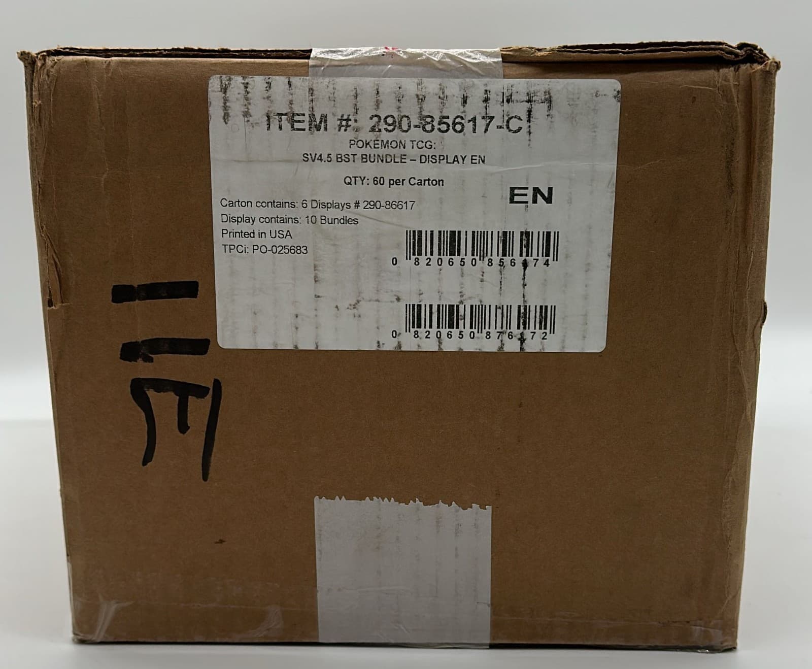 Pokemon TCG Paldean Fates Booster Bundle Display Master Case SEALED (6 Displays)