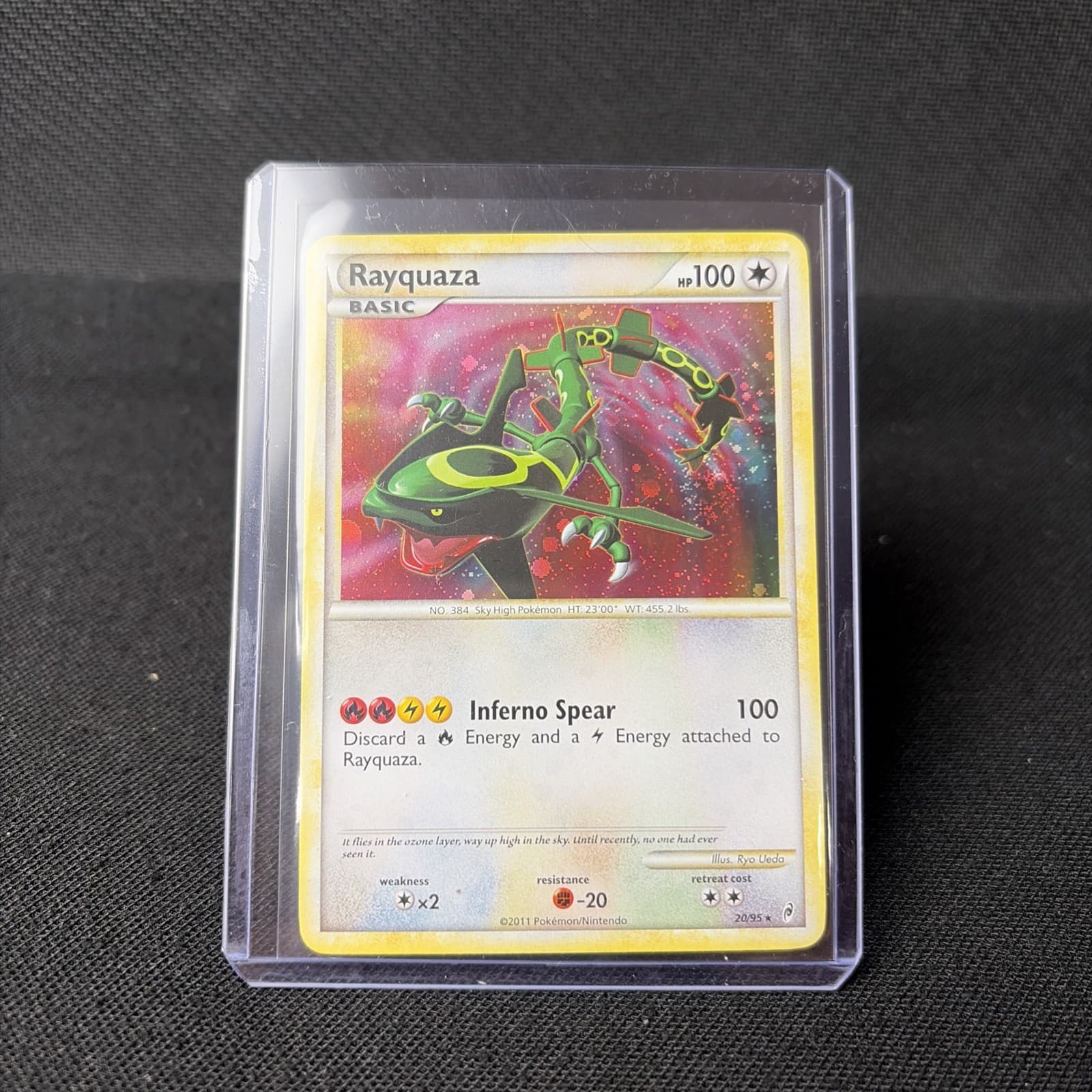 Pokemon TCG Rayquaza 20/95 Call of Legends Holo English NM/MINT TAIL SWIRL