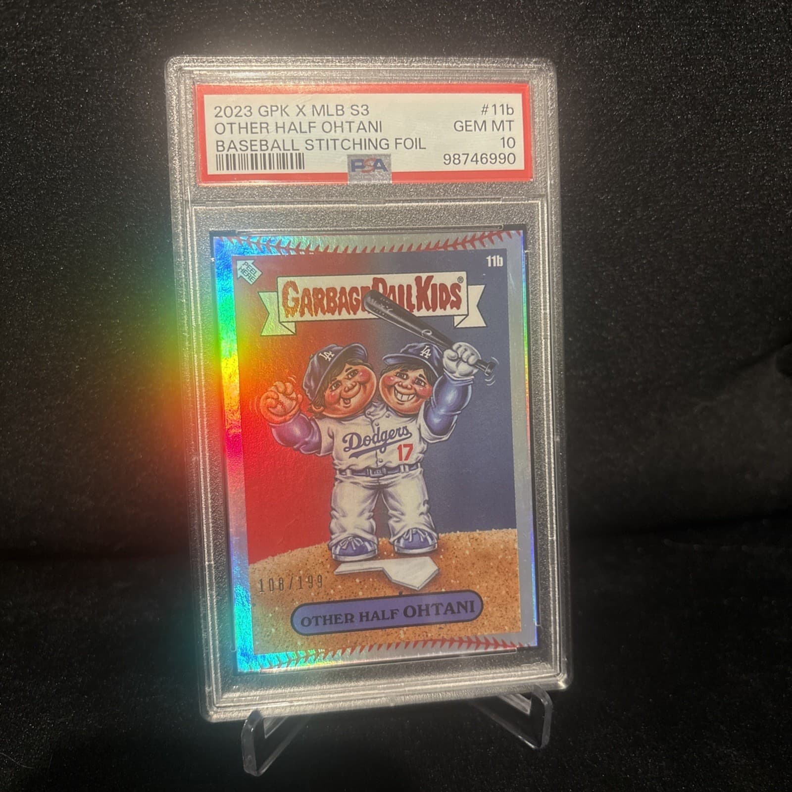 2023 GPK x MLB S3 Other Half Ohtani Baseball Stitching Foil /199