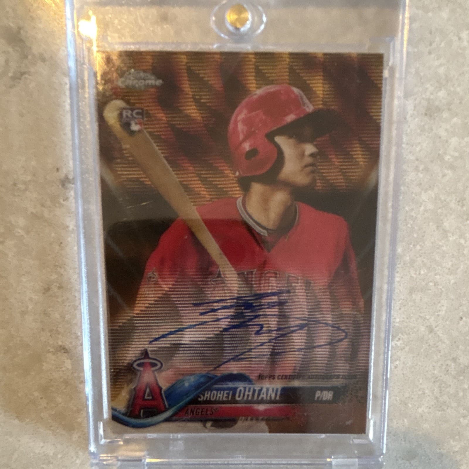 Topps Chrome 2018 Shohei Ohtani Angels #RA-SO Rookie Autographs Auto RC