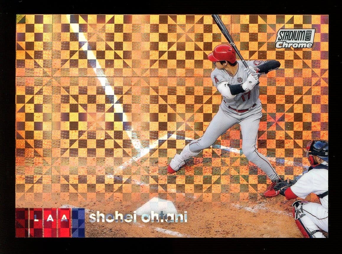 2020 Stadium Club Chrome X-Fractor #145 Shohei Ohtani Los Angeles Angels