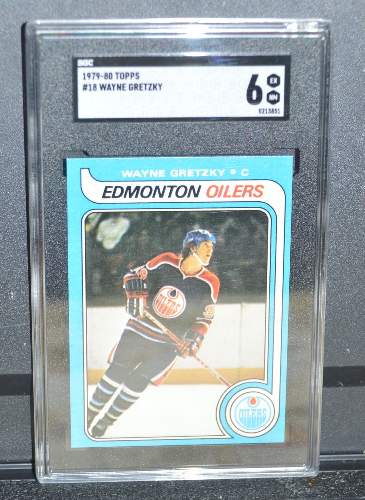 1979-80 Topps Wayne Gretzky #18 (RC) - SGC Grade 6 (Ex-NM)