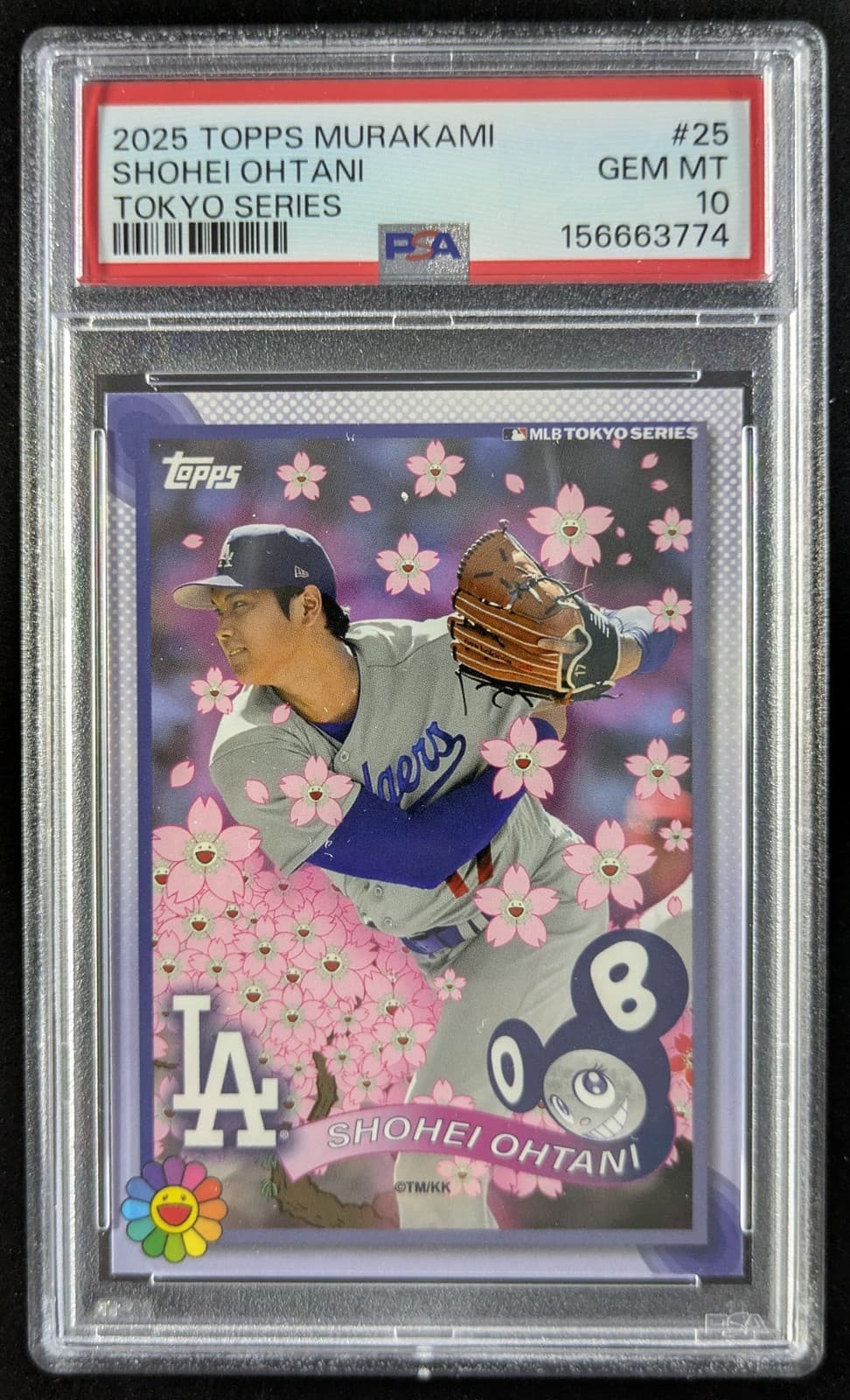 2025 Topps Series 1 Tokyo Series SHOHEI OHTANI Murakami Variations #25 PSA 10
