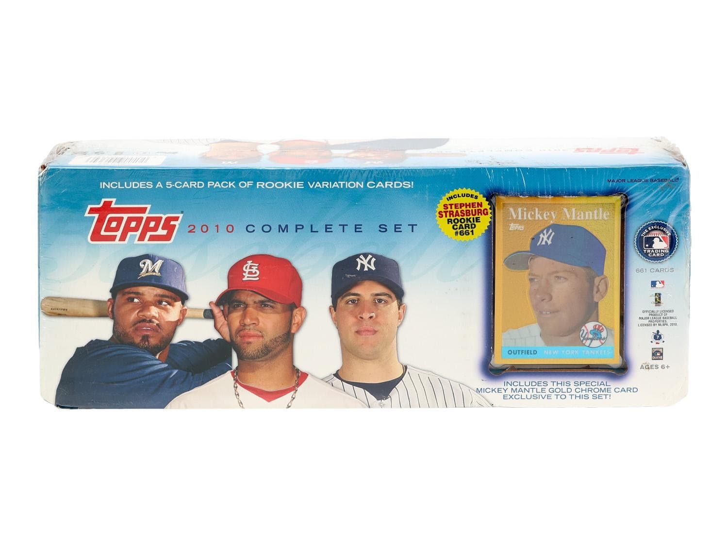 2010 Topps Baseball Factory Set Retail Box (Mickey Mantle Gold Edition)