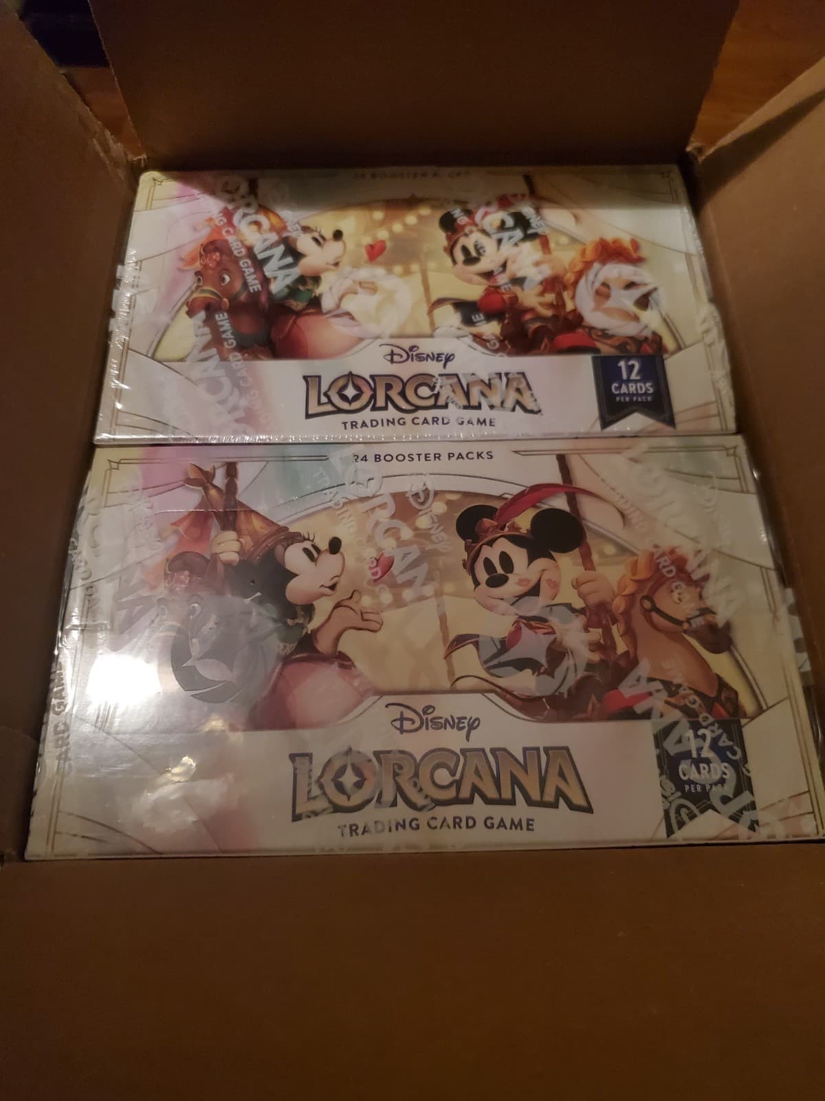  Disney Lorcana Fabled Booster Box Case OPEN CASE