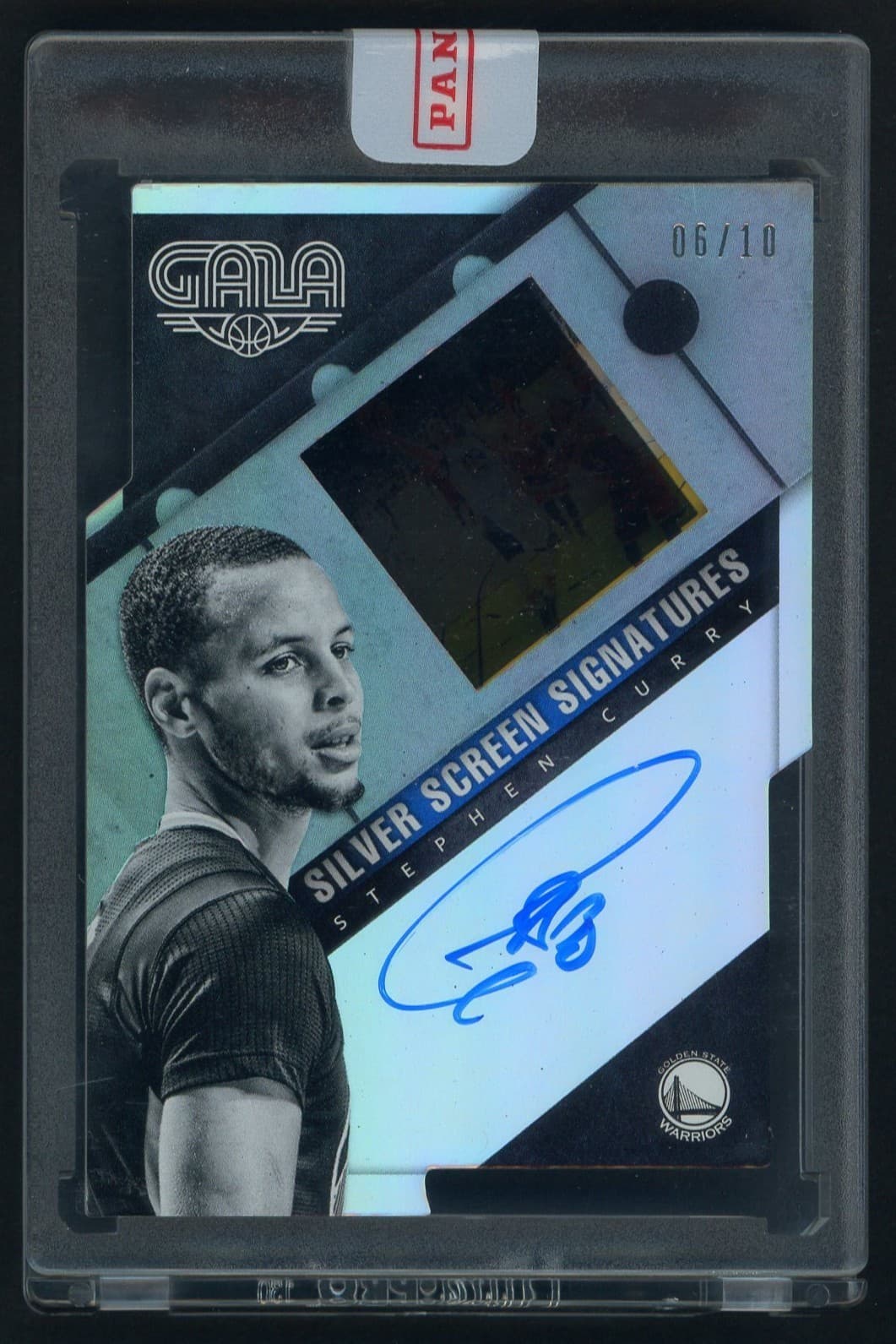 2014-15 Panini Gala Silver Screen Signatures Stephen Curry ON CARD AUTO 6/10