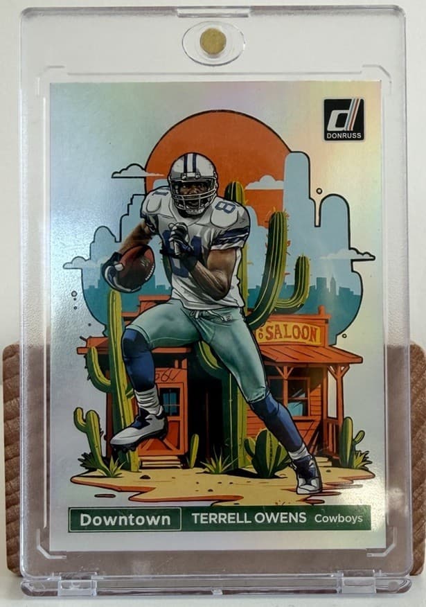 2024 Panini Donruss Downtown, Terrell Owens, Cowboys, No. 8