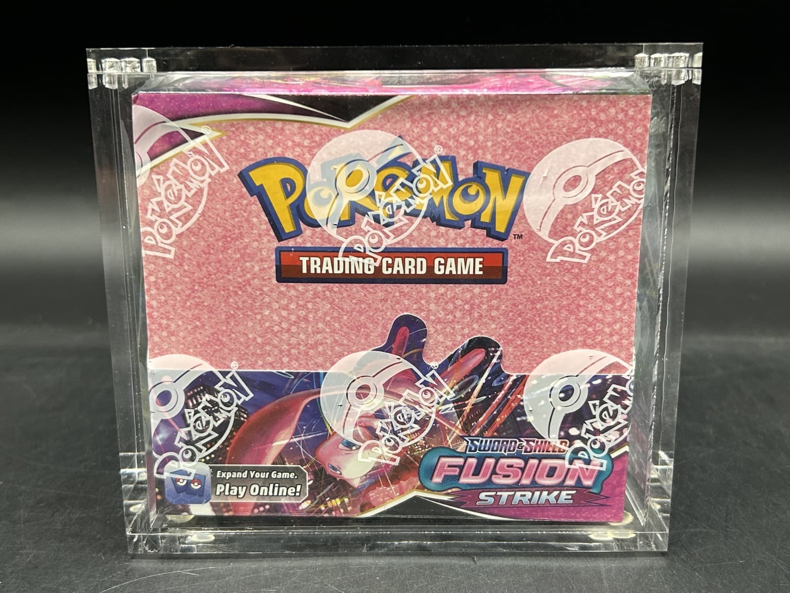 Pokemon TCG Sword & Shield Fusion Strike Booster Box SEALED WITH ACRYLIC