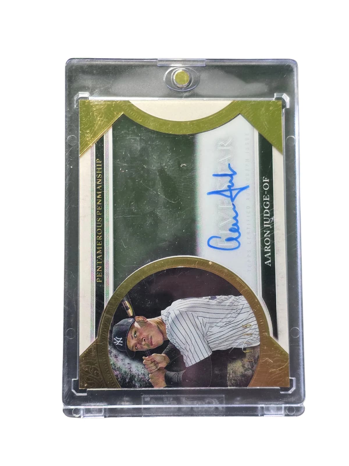 2020 Topps Tribute Penmanship Autographs Aaron Judge #PPA-AJ