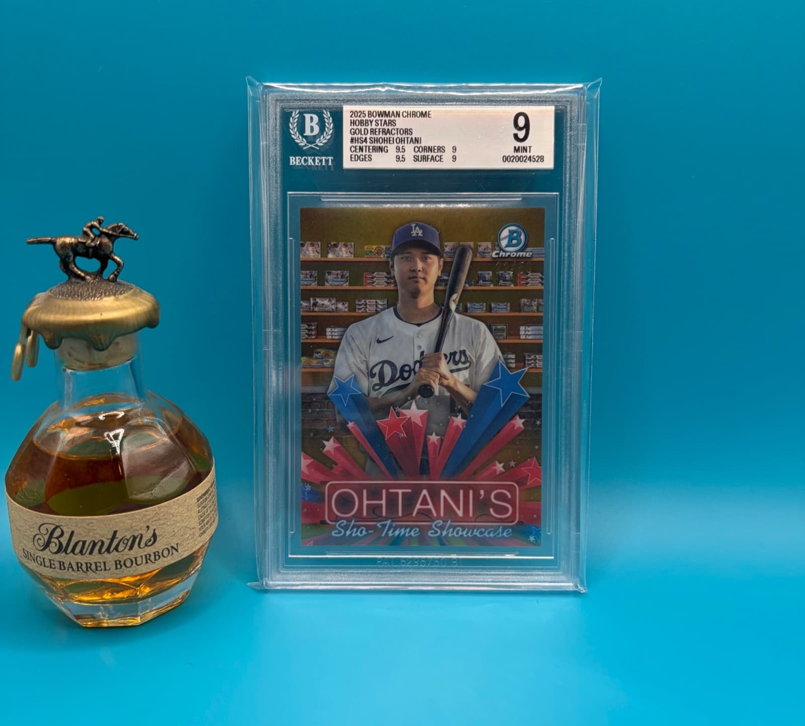 2025 Bowman Chrome Hobby Stars Gold Refractor Shohei Ohtani BGS 9 /50 SSP SP