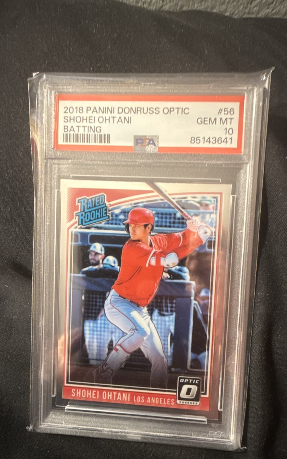 2018 Panini Donruss Optic - Rated Rookie Shohei Ohtani #56 Batting (RC)