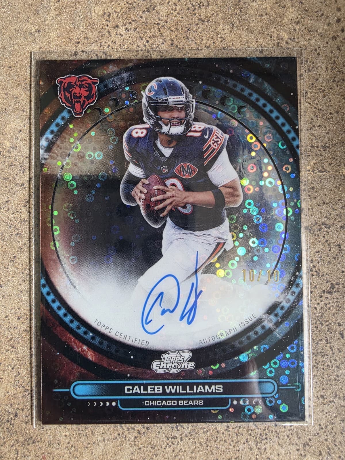 2025 Topps Cosmic Chrome Equinox Caleb Williams Autograph 10/10 🔥🔥❄️