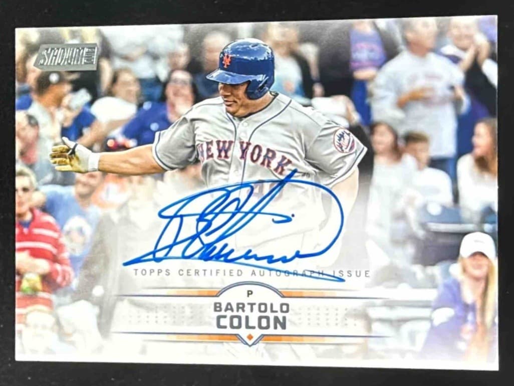 2025 Topps Baseball Stadium Club Bartolo Colon Auto #SCBA-BCO New York Mets