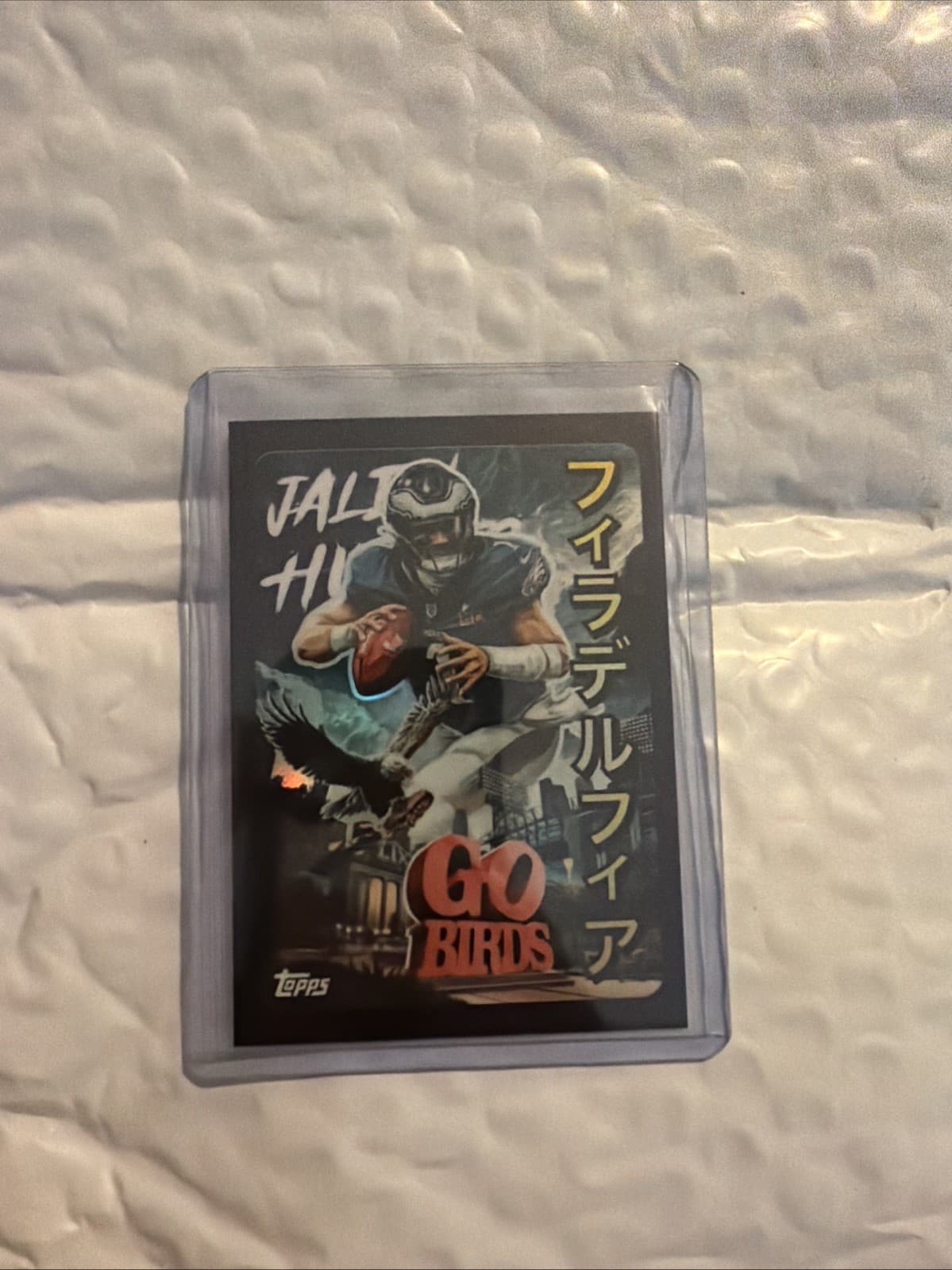 2025-26  Topps Chrome Jalen Hurts Kaiju CASE HIT SSP Eagles