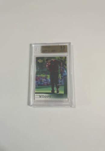 2001 Upped Deck #1 Tiger Woods Rookie BGS 9.5 Gem Mint
