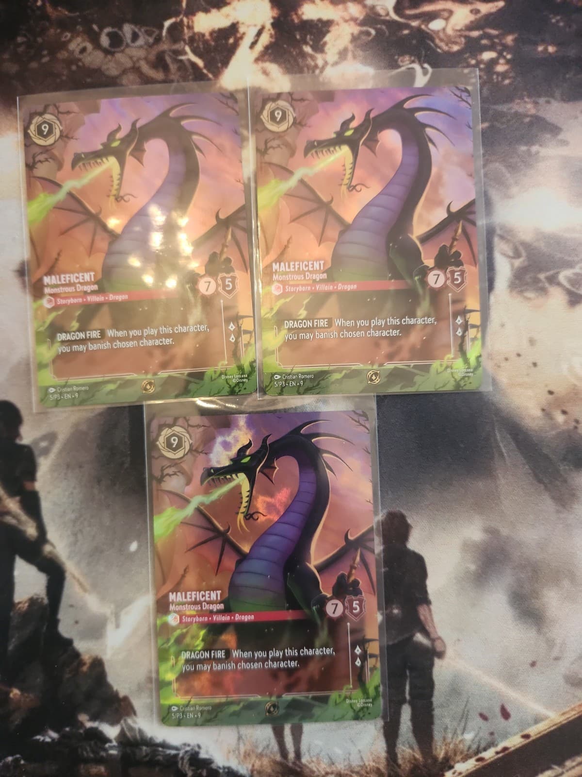 Maleficent - Monstrous Dragon (Store Championship) - Disney Lorcana Promo Cards