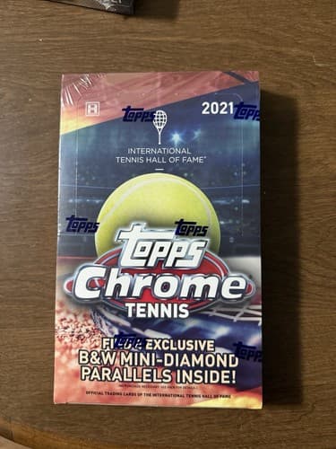 2021 Topps Chrome Tennis LITE Factory Sealed Hobby Box