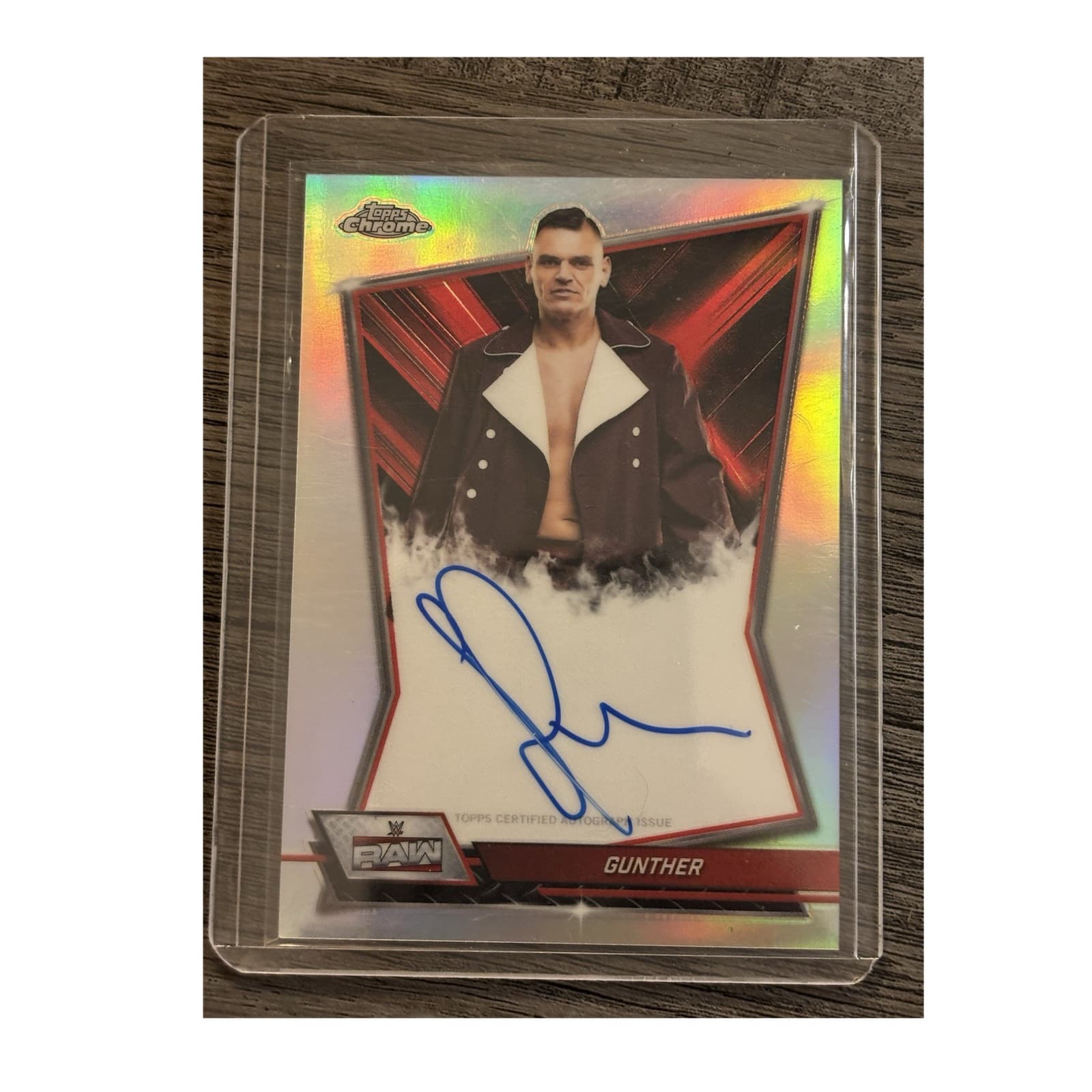 Topps 2025 Chrome WWE Gunther #2 Wrestling Sports Trading Card