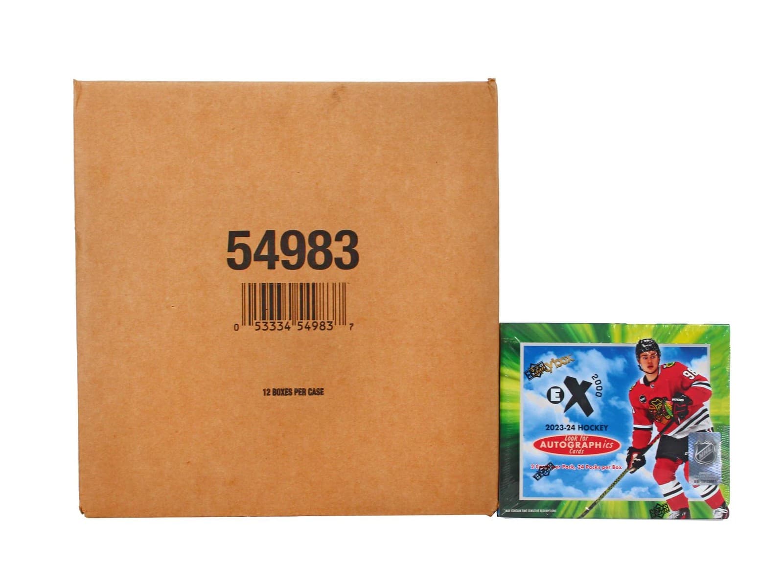 2023/24 Upper Deck E-X 2000 Hockey Hobby 12-Box Case