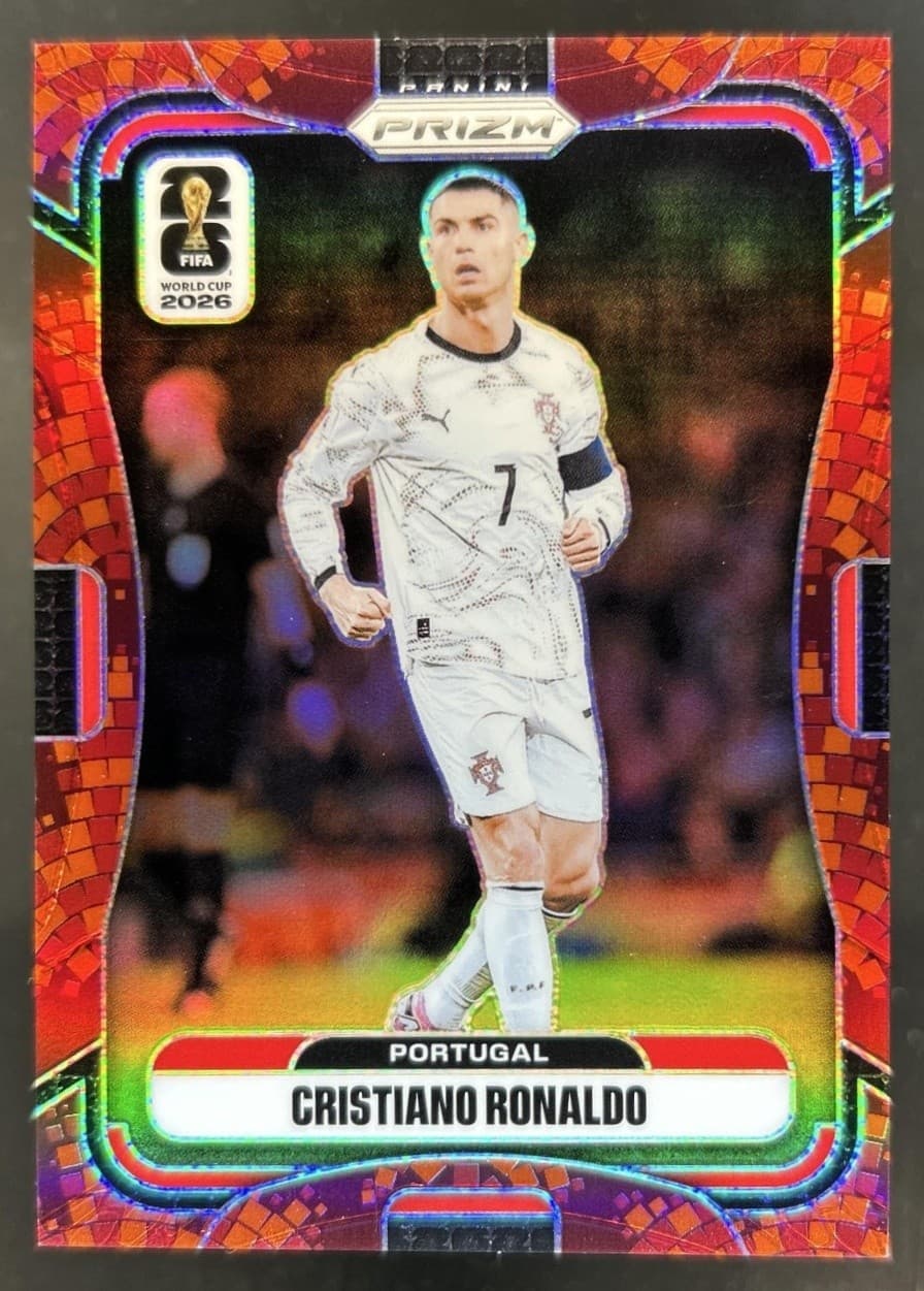 2026 Panini Prizm World Cup Cristiano Ronaldo Maple Leaf #/86 Portugal