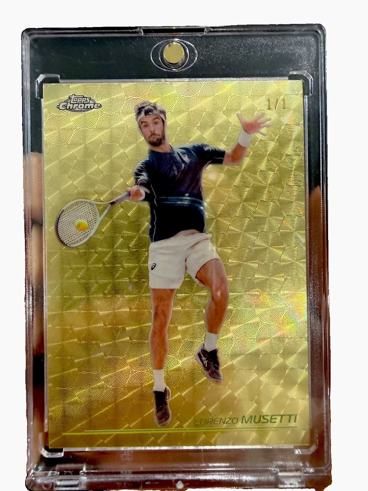 1/1 Topps Chrome Tennis 2026 Lorenzo Musetti Solus SO-LM Superfractor
