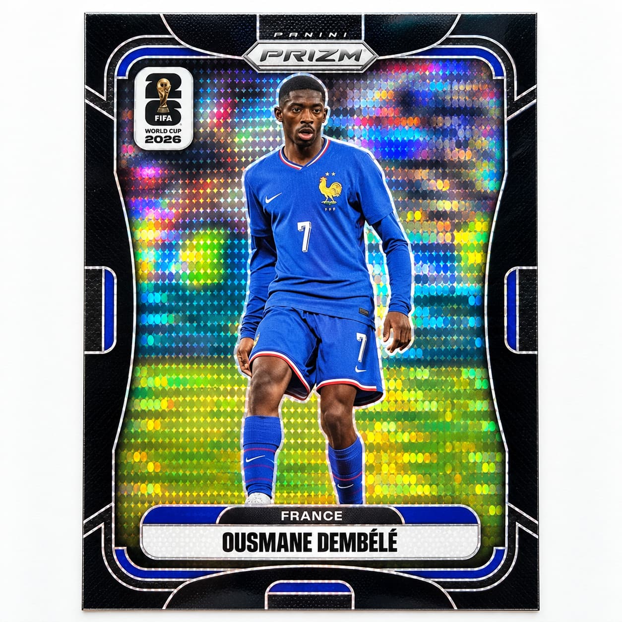 2026 Panini Prizm World Cup Black #37 Ousmane Dembele (#1/1) France
