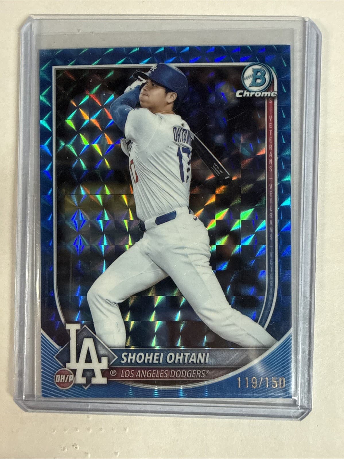 2025 Bowman Chrome -  Shohei Ohtani #17 Blue Geometric Refractor /150