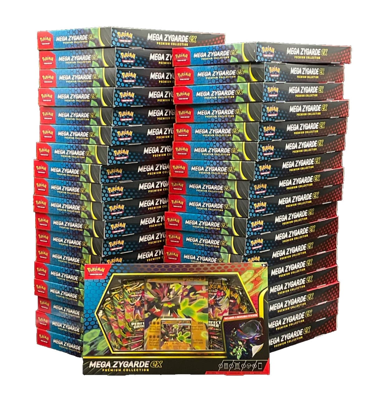 Lot of (36) Pokemon TCG Mega Zygarde EX Premium Collection Box 288 TOTAL PACKS