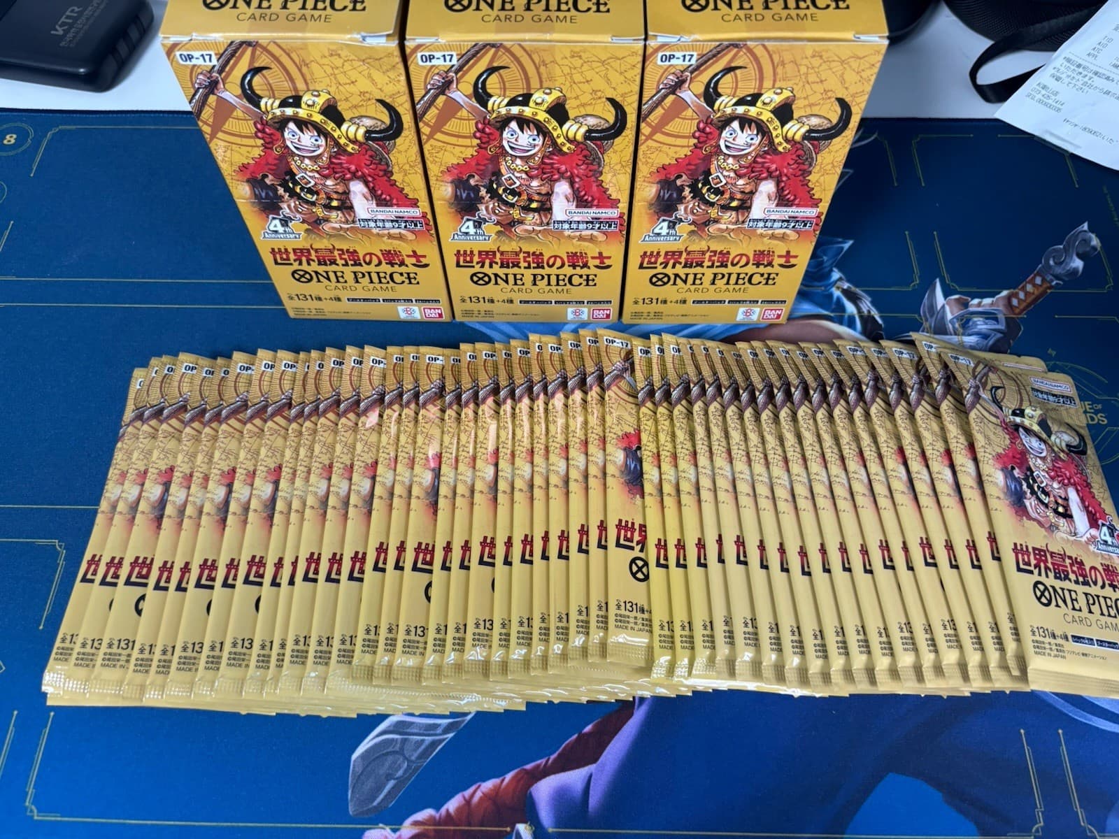 [Lot Of 45] ONE PIECE Card Game OP-17 Japanese Version ,45 Loose Booster Packs