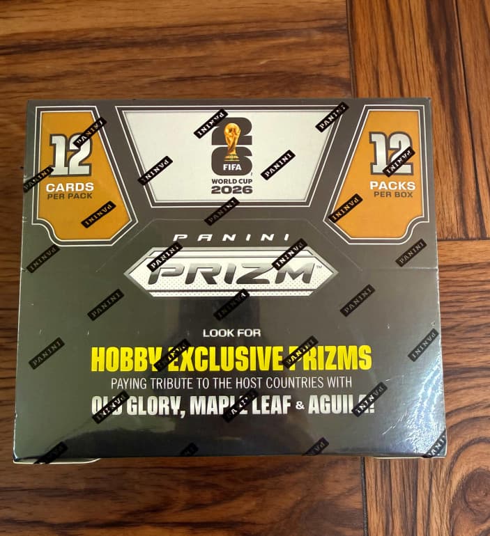 2026 Panini Prizm FIFA World Cup Soccer Factory Sealed Hobby Box