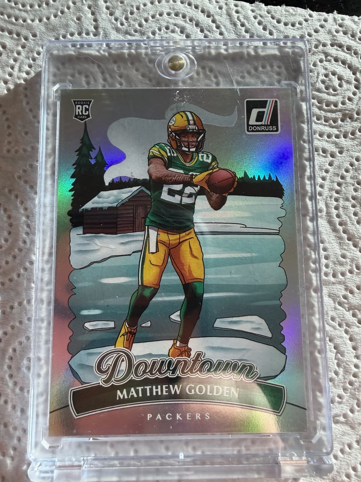 Matthew Golden 2025 Panini Donruss Optic Downtown SP Rookie Rookie Card #18 