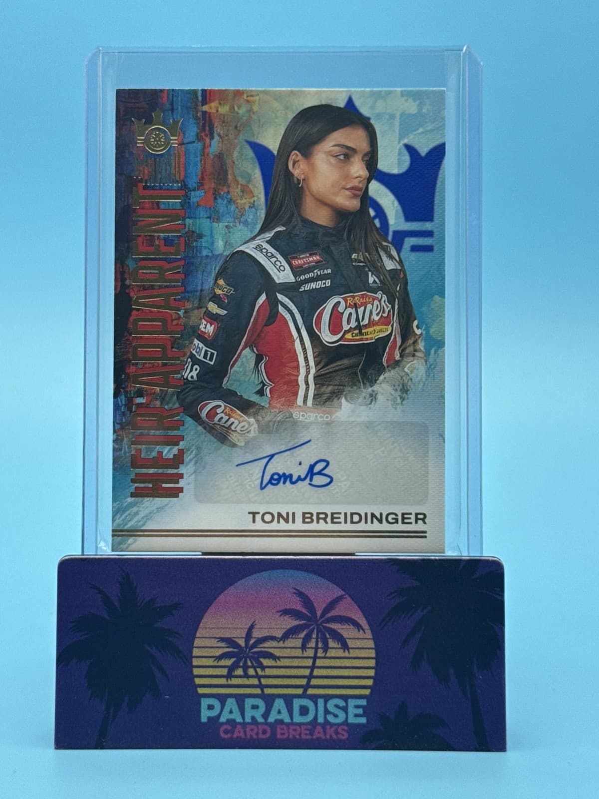 2026 Panini Track Kings Toni Breidinger Heir Apparent Auto /99
