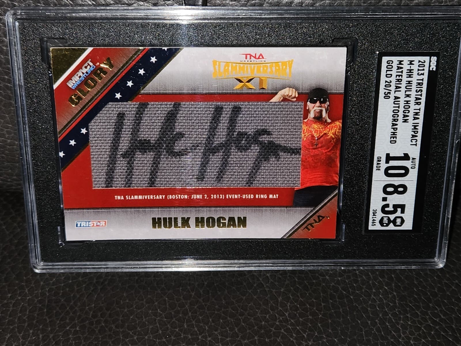 HULK HOGAN TNA Impact Reflections WCW SGC Auto (10) POP 1 EBAY SSP/50 🔥 🔥 🔥 