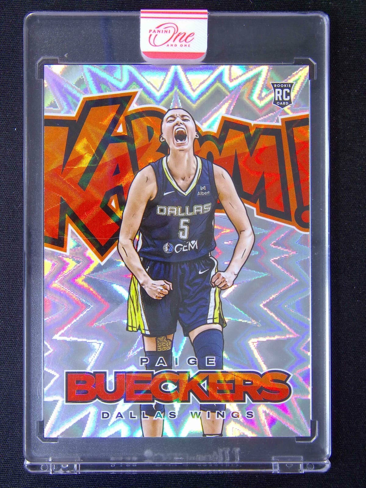 2025 Panini WNBA One And One Paige Bueckers #5 RC Rookie Kaboom Case Hit SSP