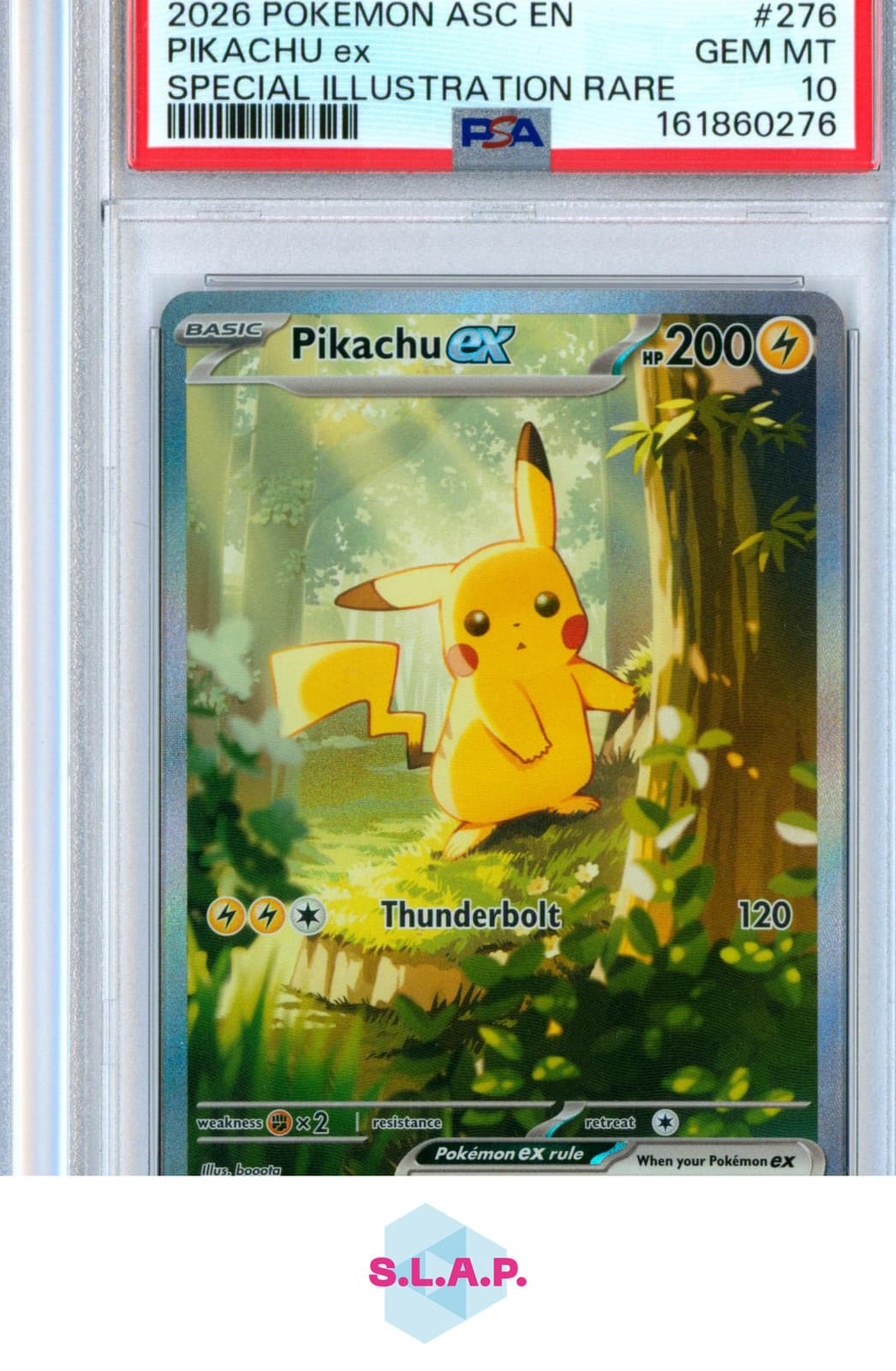 Pikachu Ex Speci4l Ill Rare Pokemon Asc En-Ascended Heroes 2026 276 Psa 10