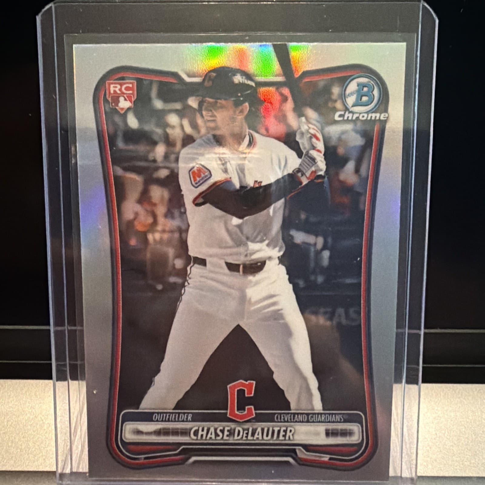 2026 Bowman Baseball Chase Delauter Red Rookie Parallel Chrome Refractor #37