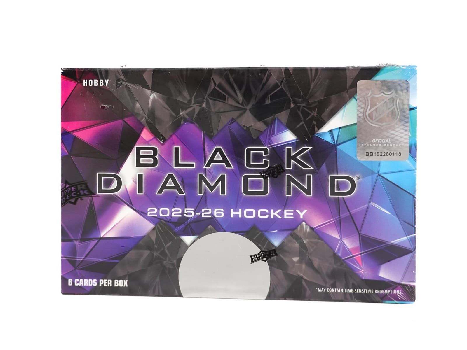 2025/26 Upper Deck Black Diamond Hockey Hobby Box
