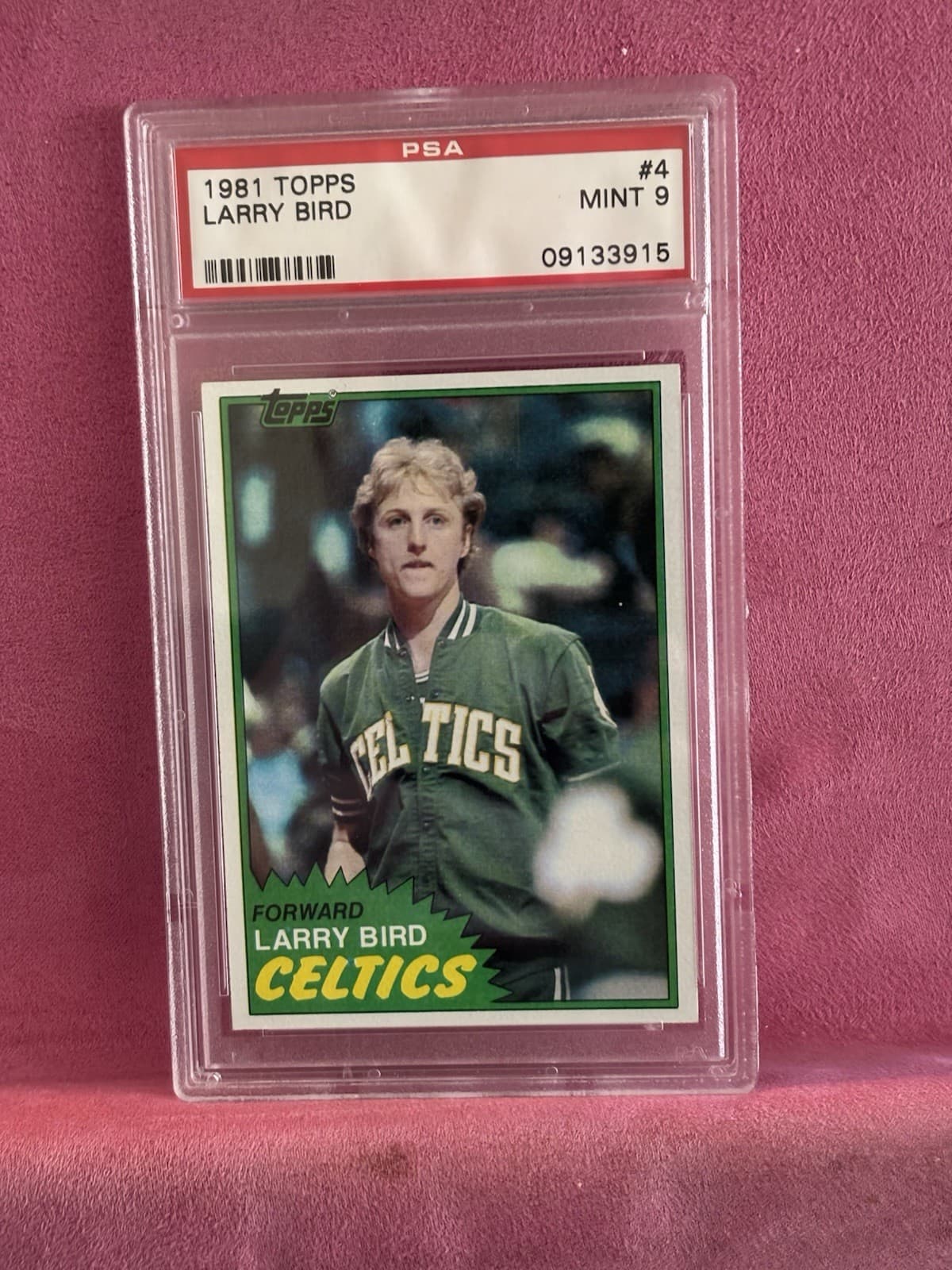 1981-82 Topps - Larry Bird #4 PSA 9 Celtics