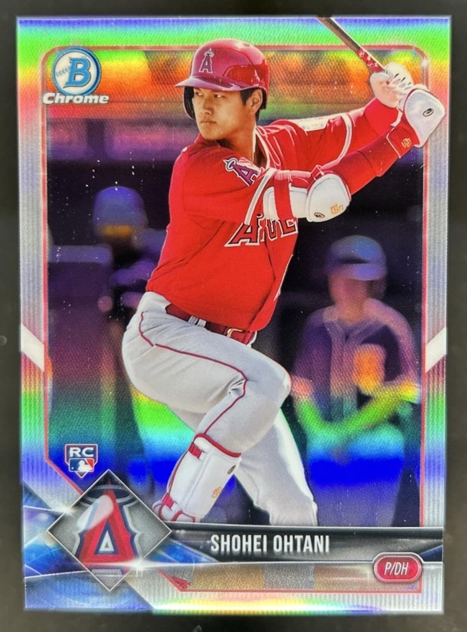 2018 Bowman Chrome Shohei Ohtani RC Refractor Rookie #/499 Angels