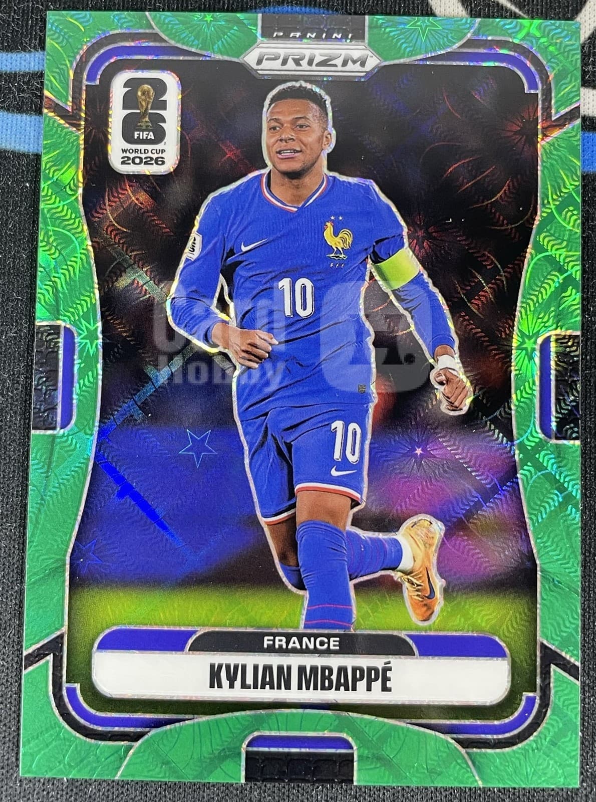 5/5 ≈1/1 2026 Panini Prizm FIFA World Cup Kylian Mbappe #40 Green Celestial
