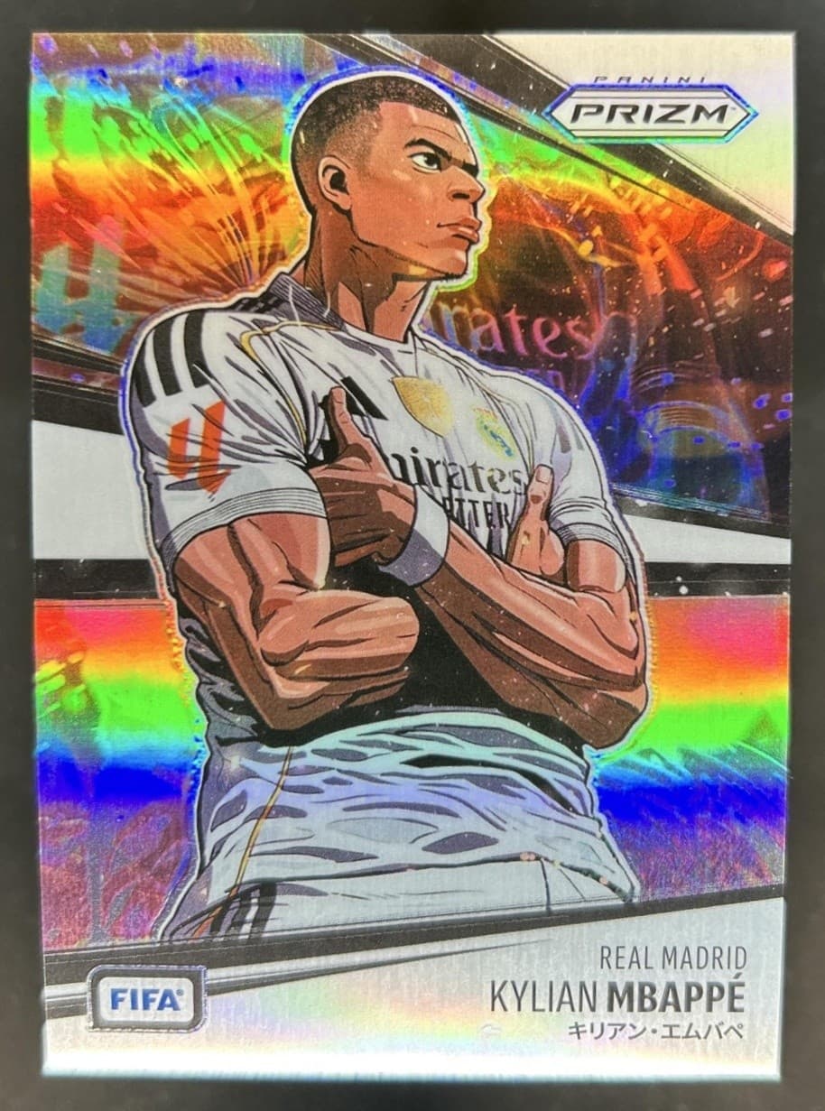 2025-26 Panini Prizm FIFA Kylian Mbappe Manga SSP #4 Real Madrid